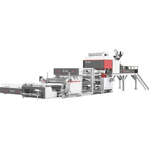 El nuevo listado PE Cling Film Making Machine Casting Plastic Roll Film Extrusion Machine Línea de producción