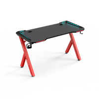 BEISIJIE Bureau d'ordinateur PC Gamer Table lumière LED