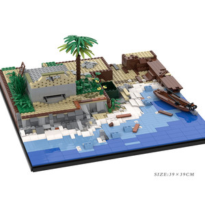 Scène de Forteresse de la Seconde Guerre Mondiale, Ruines des Tranchées Allemandes, Soldats Soviétiques, Pistolets à Canon Lourds, Blocs de Construction en Plastique ABS, Jouets - Product Image 3