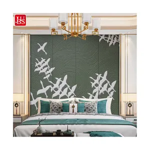 中国古董设计壁纸纸质酒店家居装饰3d砖泡沫壁纸