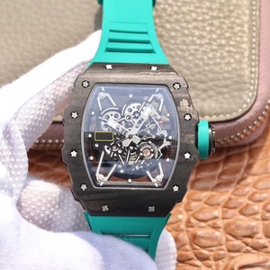 Nouvelle montre automatique mécanique sport haut de gamme 2026 avec boîtier en <span class=keywords><strong>fibre</strong></span> de carbone, cadran transparent en cristal saphir, antichoc et étanche - Product Image 1