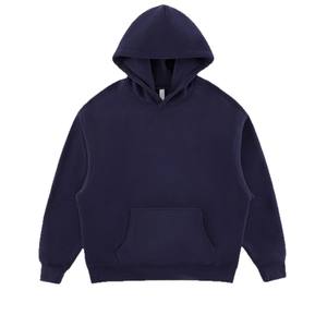 New Autumn Winter Loose Fit Fleece Lined Hooded Sweatshirt For Men Breathable Daily Wear Oversized Design - Product Image 4