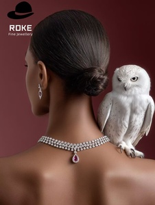Collier en or 9 carats avec pendentif en forme de poire - Diamants cultivés en laboratoire certifiés IGI DEF |   <span class=keywords><strong>Prix</strong></span> d'usine - Product Image 5