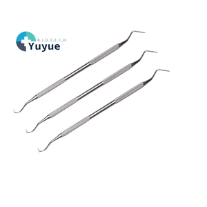 Sonda oral de acero inoxidable de doble extremo Producto De ciencia médica a escala periodontal dental - Product Image 1