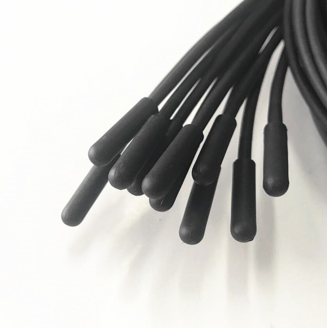 PT100/PT1000 Waterproof Temperature Sensor  Overmolded IP67/IP68  3-Wire Precision Temperature sensor