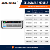 Alimentation électrique CC réglable CE ROHS 5000W 2.5A 4A 5A 8A à courant élevé, régulation CV CC