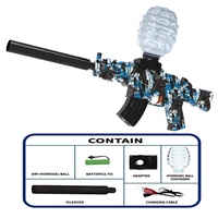 KK Nouveau pistolet à billes de gel AK47, pistolet à eau électrique, jeu en plein air, rechargeable, automatique, blaster, matériau souple pour garçons
