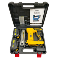 Pistolet à clous sans fil 21V Max F30/422 pour la décoration de meubles en bois, avec 2 batteries Li-ion et mallette de transport