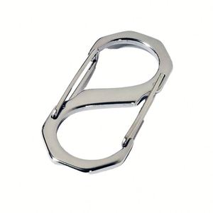 Nouvelle mousquetelle de montagne en acier inoxydable 304 de type S, la plus vendue, avec boucle à ressort réglable pour sac à dos d'extérieur - Product Image 1