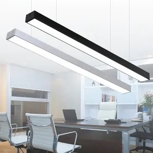 Factory 30w 1200mm indoor high power house supermarket library mounted suspension batten office ceiling hanging led linear light