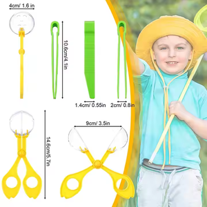 Giáo dục <span class=keywords><strong>Bug</strong></span> <span class=keywords><strong>Catcher</strong></span> Kit bắt côn trùng bắt công cụ vui ngoài trời Explorer <span class=keywords><strong>Set</strong></span> nhựa kẹp dụng cụ cầm tay côn trùng cắt kéo - Product Image 3