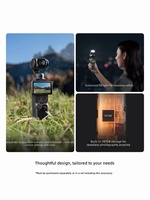 Caméra stabilisée 3 axes portable Pocket 4, 4K 240fps, photos 37MP, D-Log 10 bits, ActiveTrack 7.0 pour le vlogging et la prise de vue d'action