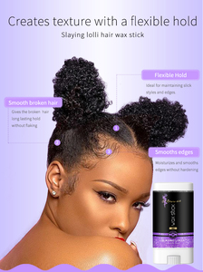 Muestras gratis de etiqueta privada Bed Head Flyaway Hair Wax Stick Natural Hair Finishing Stick <span class=keywords><strong>para</strong></span> dama y niñas - Product Image 4