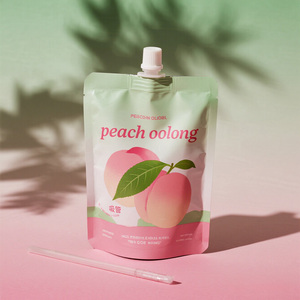 Tùy Chỉnh In Tái Sử Dụng Cấp Thực Phẩm 250Ml 350Ml 500Ml Chất Lỏng Nước Giải Khát Túi Nhựa Nước Trái Cây Bao Bì Túi Vòi - Product Image 3