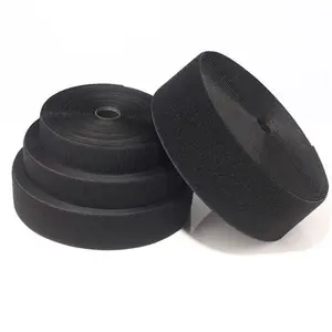 Raw material Garment Accessories Supplier Hot Sell Color Nylon or polyester Hook And Loop Fastener Tape for shoes clothes bags