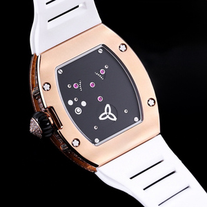Paramount GOLD Moissanite Tourbillon Skeleton BEZEL tonneau นาฬิกาข้อมืออัตโนมัตินาฬิกาคู่ Encore Gala - Product Image 4