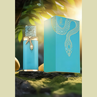 Parfum de luxe au design serpent arabe 100ml, longue tenue, notes fruitées, florales et boisées, EDP pour homme et femme, 4 couleurs, collection de flacons tête de serpent