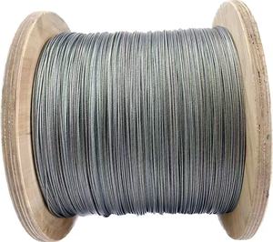 Cavo in Acciaio Galvanizzato Marino 6x7+IWS 2.4mm 2.5mm Resistente alla Corrosione dell'Acqua di Mare per Ormeggio e Linee di Traino - Product Image 1