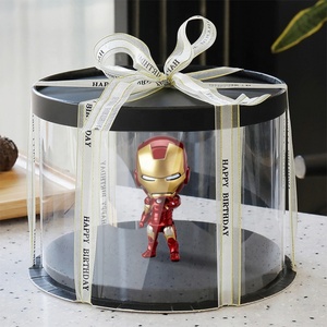 Portable Transparent Kids and Teen Storage Box Matte Finish PET Material Toy <b>Gift</b> <b>Boxes</b> With Custom Logo for Crafts Packing - Product Image 5