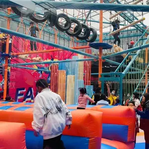 Very Popular Cheer Entertainment Large Indoor Spaces Amusement Park Trampoline Park Equipment