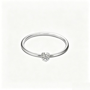 Anillo de Eternidad de Oro Sólido de 14K con Diamantes Cultivados en Laboratorio, Certificado IGI, Corte Redondo VVS VS, Anillo de Bodas para Mujer - Product Image 2