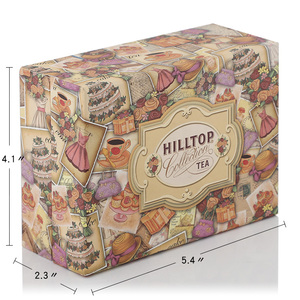 Boîte à thé <span class=keywords><strong>en</strong></span> <span class=keywords><strong>carton</strong></span> kraft personnalisée avec impression de logo, gaufrage, laminage mat et revêtement UV - Product Image 2