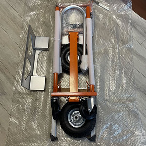 Carretilla de Plataforma Plegable 3 en 1 de Aluminio Resistente, Carretilla de Mano de Cuatro Ruedas con Capacidad de Carga de 350 kg, Carretilla para Transportar Refrigeradores - Product Image 4