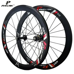 PASAK 20" 22" Folding Bike Wheels Disc Brake 24 Holes 40mm Rims Bicycle Wheelset