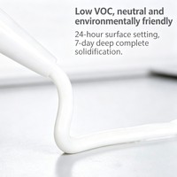 Scellant silicone neutre non corrosif, haute adhérence et élasticité, résistant aux intempéries, pour usage en construction, portes et fenêtres, 300ml/500ml