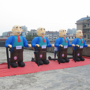 Modello umano gonfiabile del fumetto dell'uomo gonfiabile del fumetto della <span class=keywords><strong>donna</strong></span> gonfiabile per l'esposizione e la pubblicità - Product Image 5