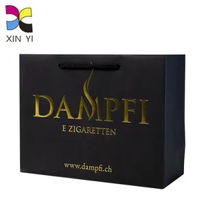 Sacos de papel personalizados para maquiagem, embalagem de roupas, logotipo personalizado de maquiagem, saco de papel classy