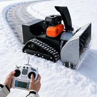 Souffleuse à neige télécommandée Crawler, machine de déneigement de 1000 mm de large pour allées et routes, élimination de fortes quantités de neige