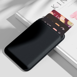 Accesorios de teléfono Premium Guangzhou, venta al por mayor, PU magnéticos tarjeteros de cuero, tarjetero para iPhone, Samsung, RedMi, <span class=keywords><strong>XiaoMi</strong></span> - Product Image 4