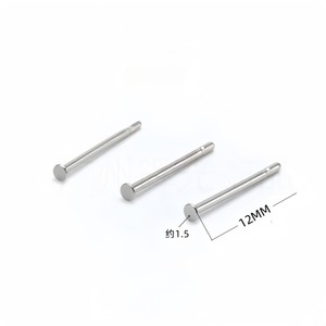 Pendiente de Acero Inoxidable con Rosca de 6 mm y 0.8 mm de Diámetro, Diente Externo, Accesorios de Joyería DIY Unisex - Product Image 2