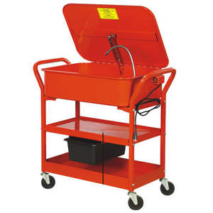 Carro <span class=keywords><strong>de</strong></span> Lavado Móvil <span class=keywords><strong>de</strong></span> Acero <span class=keywords><strong>de</strong></span> 20 Galones con 4 Ruedas y Estante <span class=keywords><strong>de</strong></span> Servicio, Certificado ETL, 1 Año <span class=keywords><strong>de</strong></span> Garantía, Carro <span class=keywords><strong>de</strong></span> Limpieza para Taller - Product Image 2