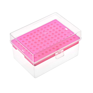 Boîte de pointes de pipette jetables en plastique à 96 puits de 200 µl, universelles pour transfert, consommable de laboratoire - Product Image 1