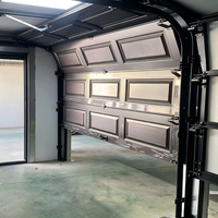 Porte de garage à battant isolée en mousse PU électrique, moderne et élégante, taille personnalisable, plusieurs couleurs RAL, porte de villa à ouverture sur le haut