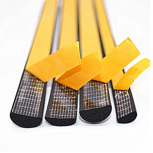 Đen EPDM cao su bọt hình chữ nhật loại niêm phong Dải miếng bọt biển kích thước tùy chỉnh ISO9001 được chứng nhận cho con dấu cửa tủ - Product Image 2