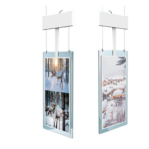 Teasung kép hai mặt 32/43/55 inch <span class=keywords><strong>LCD</strong></span> trong suốt kỹ thuật số hiển thị sàn kiosk signage màn hình cảm ứng quảng cáo dấu hiệu đứng - Product Image 3