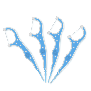 Stuzzicadenti per filo interdentale in plastica con macromolecola personalizzata 30 pz-funzione di pulizia - Product Image 3