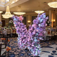 Support de toile de fond papillon personnalisable en diverses couleurs, arche de mariage en métal, support géant pour fleurs et papillons pour mariage et anniversaire