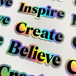 Custom Printing Waterproof Vinyl Stickers <strong>Cheap</strong> Holographic Die Cut Label Logo Sticker Adhesive Pvc Decorative for <strong>Laptop</strong> Phones - Product Image 1