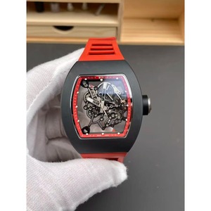 Configuración de primera categoría: caja de cerámica en forma de barril con movimiento esqueletizado, reloj mecánico automático resistente al agua. - Product Image 3