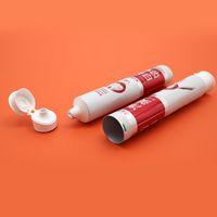 Tube de pâte à dents laminé ABL personnalisé emballage vide OEM marque privée en plastique souple tube de pâte dentifrice à presser avec bouchon