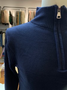Sẵn Sàng Để Tàu Người Đàn Ông Áo Len Dài Tay Áo Dệt Kim Áo Len Nửa Zip Giản Dị Rắn Màu Cao Cổ Áo Thun Dây Kéo Người Đàn Ông Của Áo Len - Product Image 6