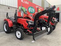 Tracteurs agricoles miniatures 4x4 50 ch, matériel agricole, tracteur agricole pas cher à vendre, moteur Euro 5, avec pelle de chargement et excavateur