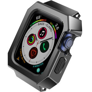 AhaStyle เคสโลหะอลูมิเนียมอัลลอยสำหรับ <span class=keywords><strong>Apple</strong></span> <span class=keywords><strong>Watch</strong></span>,เคสนาฬิกาหนา44มม. ทำจาก TPU ด้านใน - Product Image 1