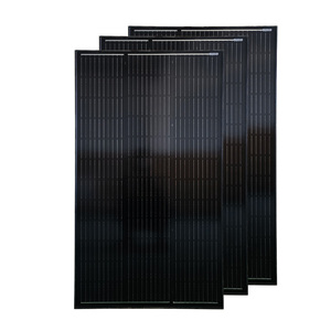 Panneaux solaires à tuiles, entièrement noirs, panneaux photovoltaïques mono 18 volts, panneau solaire 150 watts - Product Image 1