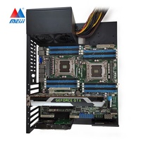 Boîtier d'Ordinateur Ouvert 19 Pouces, Boîtier PC Rack Serveur E-ATX, Boîtier de Jeu MATX ITX