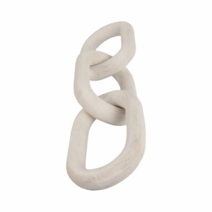 Scultura in legno a catena per decorazioni per la casa, mensola decorativa. - Product Image 3